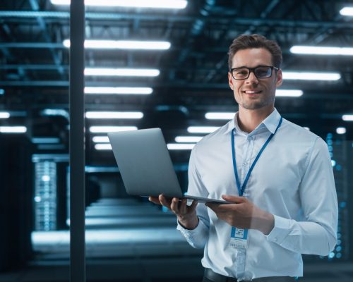 Late,At,Night,In,Private,Office,Male,Businessman,Works,On